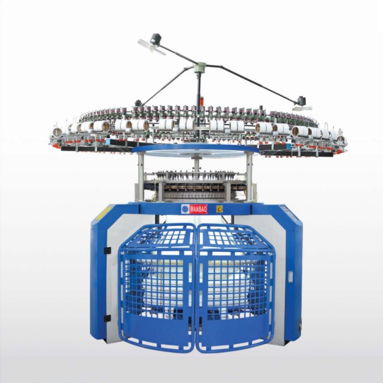 Single terry jacquard circular knitting machine